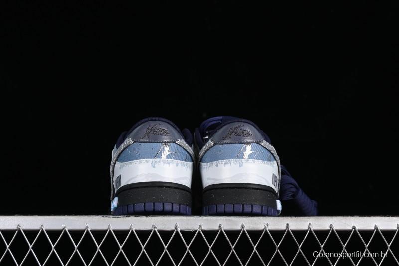 Nike Dunk Low Panda Prank Surf Fishing SB Strap Low-Top Casual Sneakers - FV8106-181
