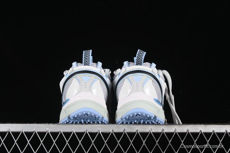 Off-White Be Right Back Low-Top Lifestyle Sneakers in White Blue - X.E5