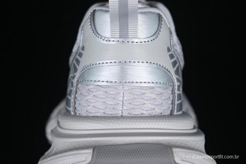 GG-CC Casual Running Shoes with Asymmetrical Design - 5509 Silver