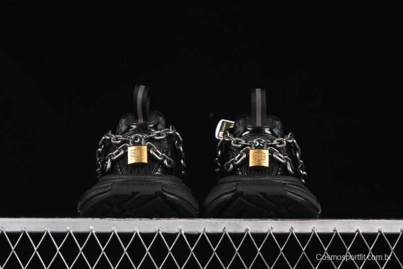 Balenciaga Phantom Sneaker 3XL Running Shoes with Transparent Heel Strap - W3XPL1882